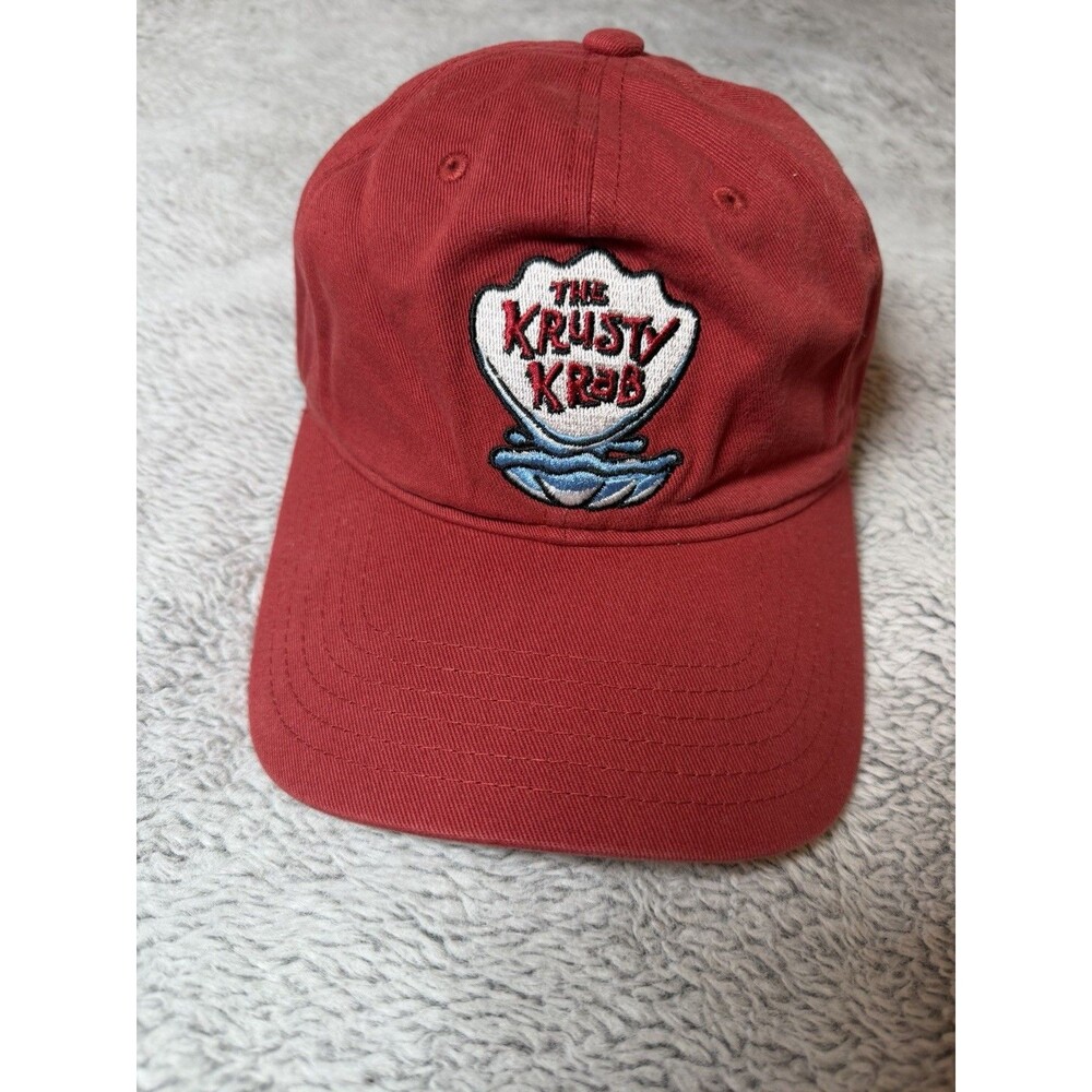 Official The Krusty Krab Hat SpongeBob SquarePants Strapback Hat Baseball Cap